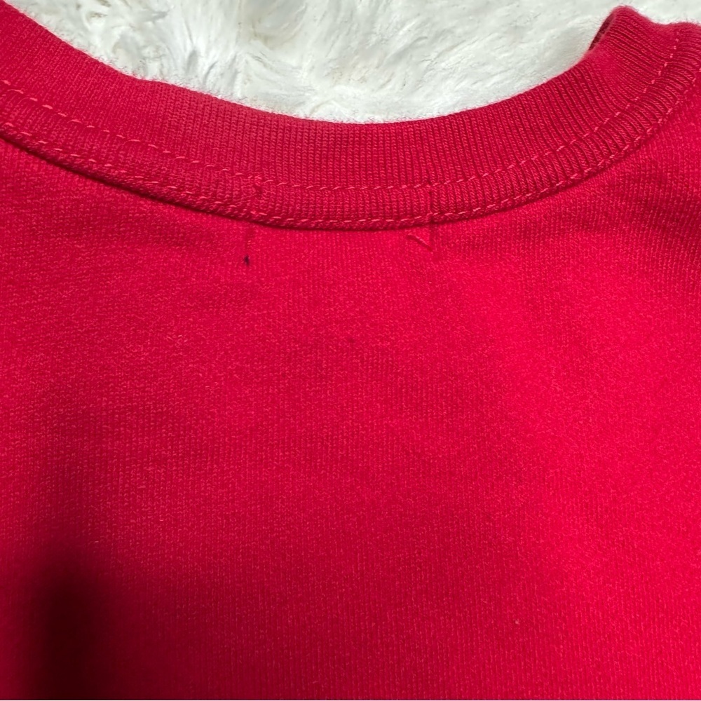 Polo by Ralph Lauren Sweatshirt Holiday Bear Red Size 5 - Picture 12 of 16